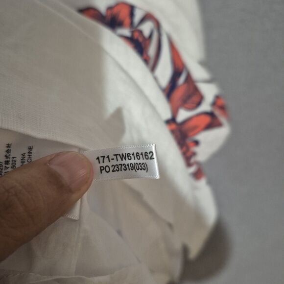 Tommy Bahama Women's Sleevless Lavatera Leis Linen Floral Print Dress Medium - Picture 6 of 9